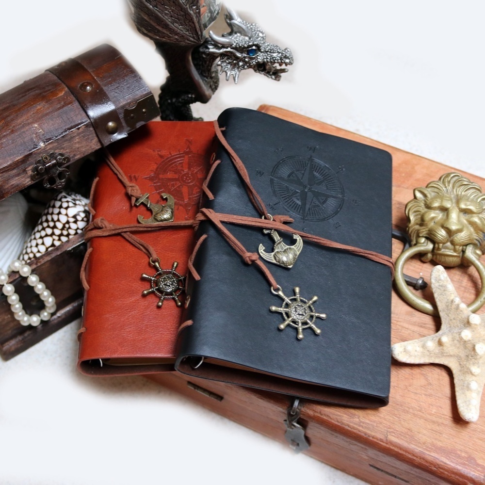 🗝 Leather Password Book Journal Travel Diary 📔 - Picture 3 of 16
